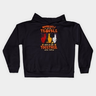 Apparently We're Trouble When We Are Together tshirt  Llama Halloween T-Shirt Kids Hoodie